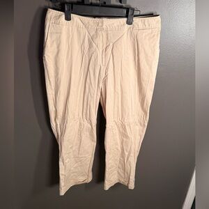 Melrose cream cropped Pants